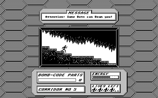 Dangerous Mission atari screenshot